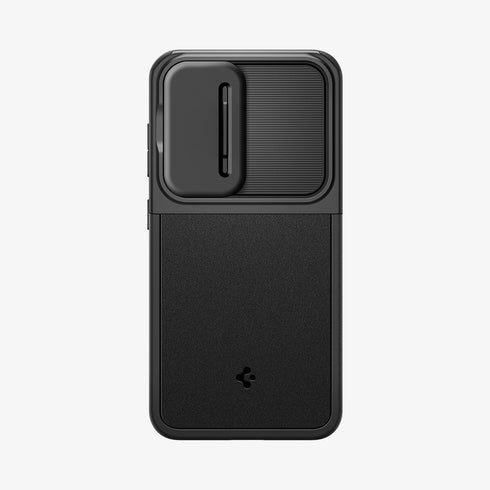 ACS07313 - Galaxy S24 Ultra Case Optik Armor in Black showing the back